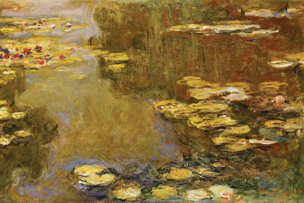 Re-Imagined Masters: The Lily Pond  by Claude Monet