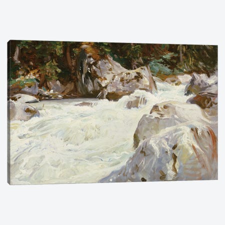 A Torrent in Norway, 1901  Canvas Print #BMN5234} by John Singer Sargent Canvas Art Print