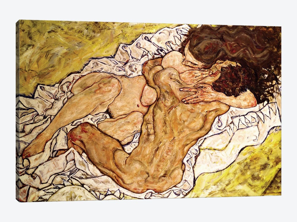 The Embrace, 1917 1-piece Canvas Art Print