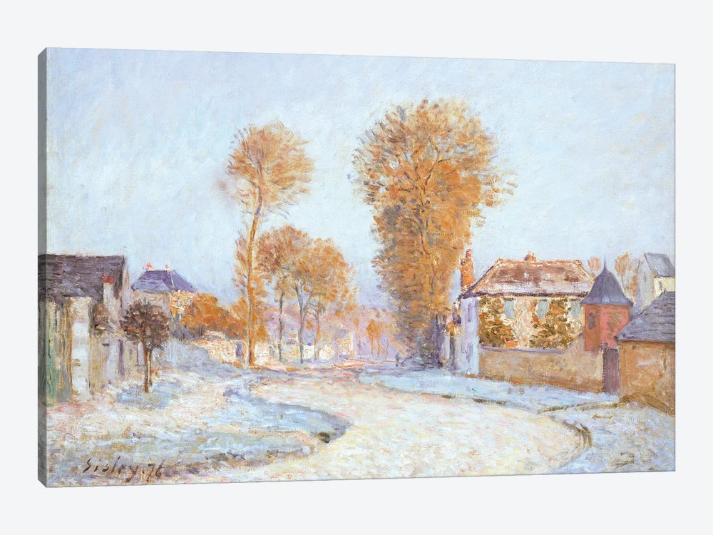 First Frost, 1876  by Alfred Sisley 1-piece Canvas Art