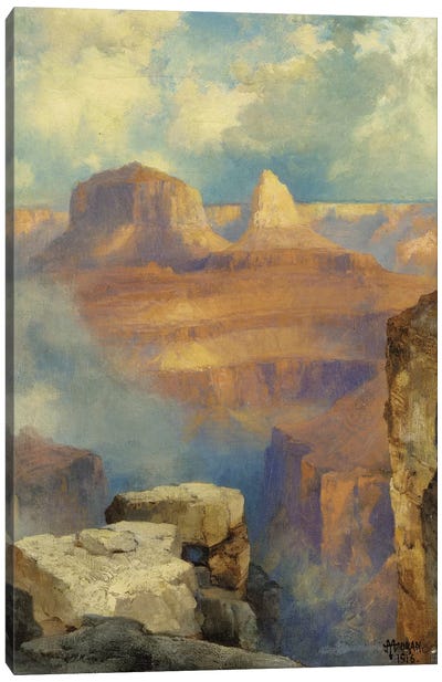 Grand Canyon, 1916  Canvas Art Print - Hudson River School Art