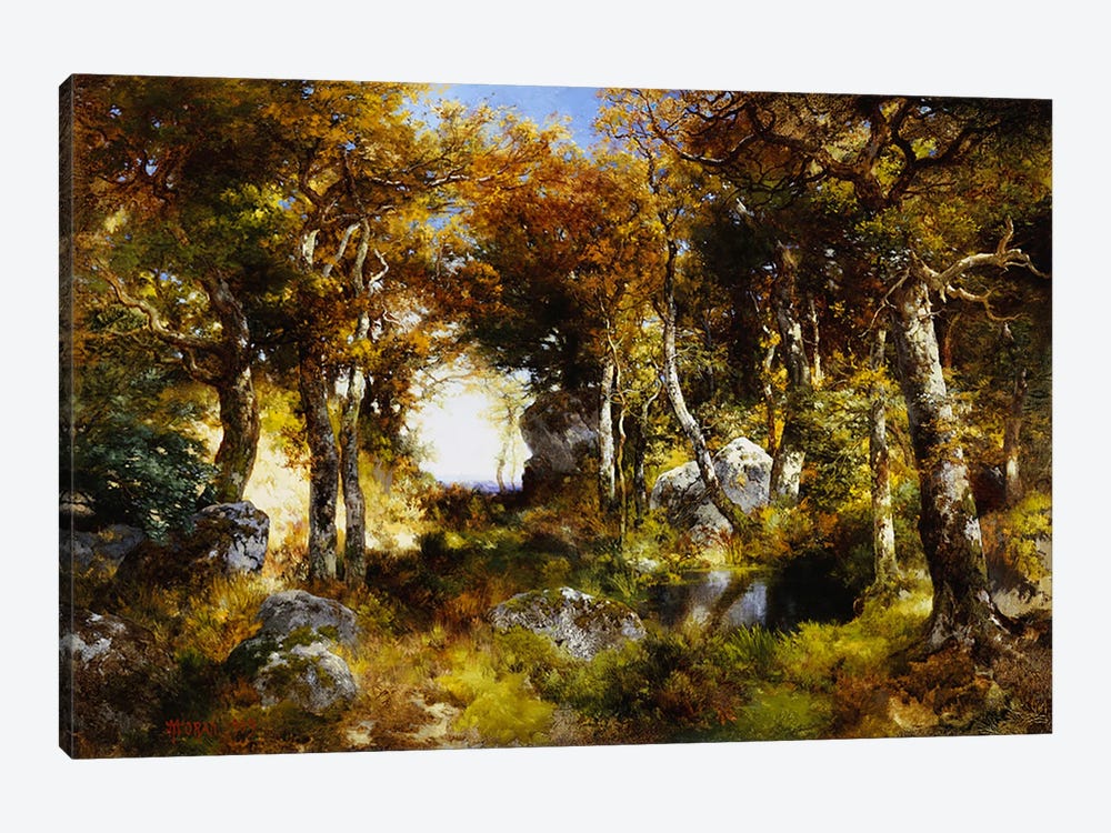The Woodland Pool, 1909  1-piece Canvas Wall Art