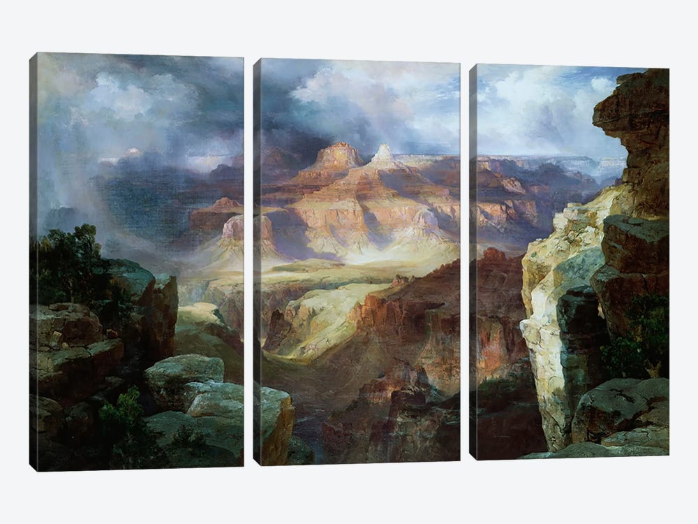 A Miracle of Nature  by Thomas Moran 3-piece Canvas Art