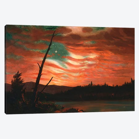 Our Banner in the Sky  Canvas Print #BMN5260} by Frederic Edwin Church Canvas Print