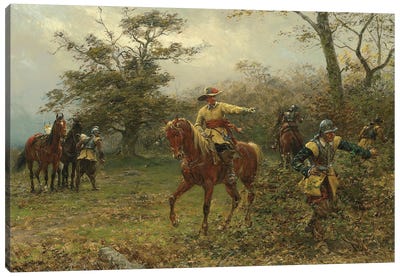 The Boscobel Oak, 1889  Canvas Art Print