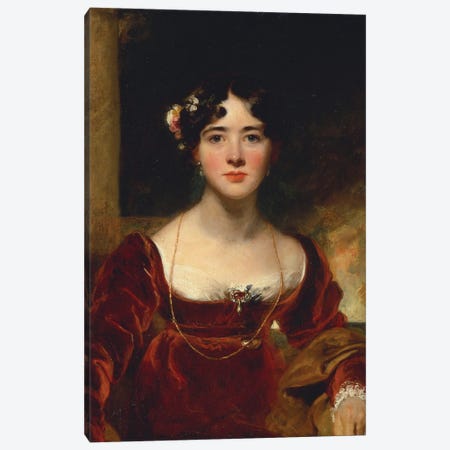 Portrait of Mrs. John Allnutt, c.1810-15  Canvas Print #BMN5279} by Sir Thomas Lawrence Canvas Art