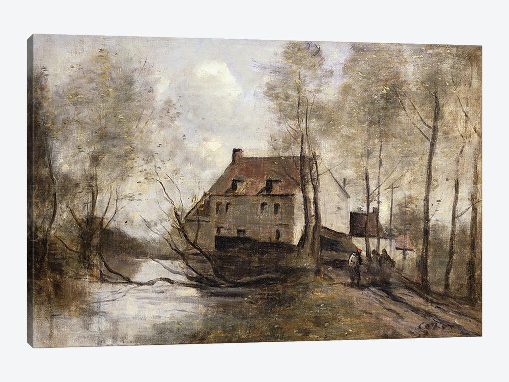 Le Moulin Brule, Planque, near Douai  1-piece Canvas Artwork