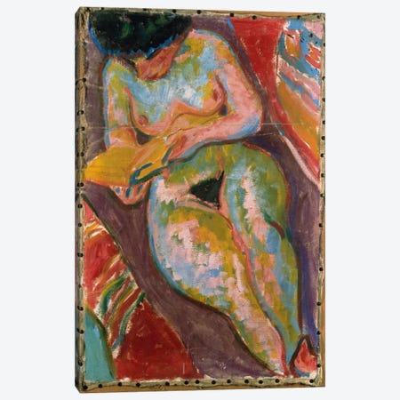 Female Nude  Canvas Print #BMN5290} by Ernst Ludwig Kirchner Canvas Wall Art