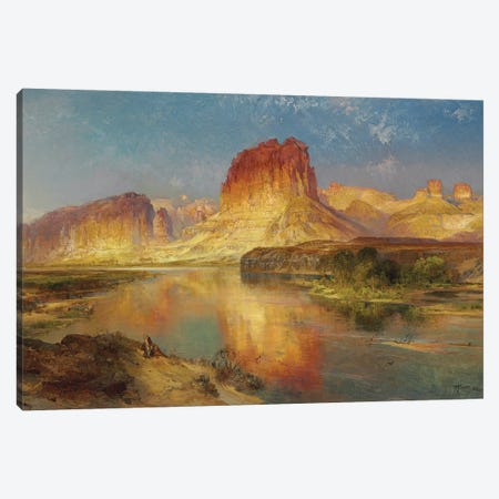 Green River of Wyoming, 1878  Canvas Print #BMN5313} by Thomas Moran Canvas Art Print