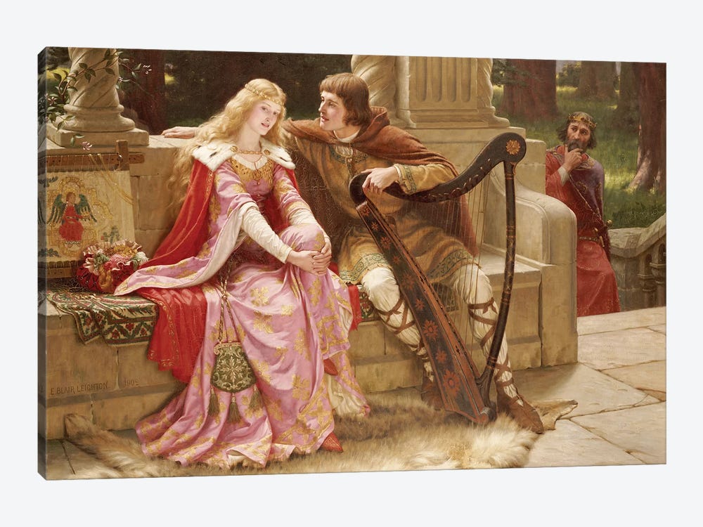 The End of the Song, 1902  by Edmund Blair Leighton 1-piece Canvas Print