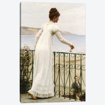 A Favour, 1898  Canvas Print #BMN5323} by Edmund Blair Leighton Canvas Art