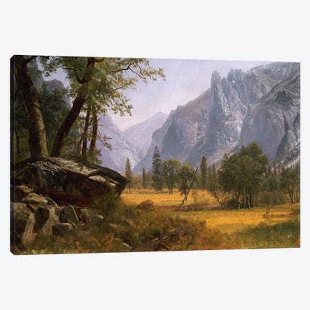 Yosemite Valley  Canvas Print #BMN5339} by Albert Bierstadt Art Print