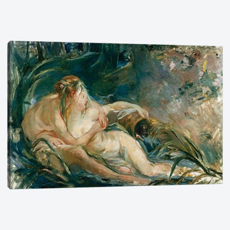 Apollo Appearing To Latone (After Boucher) Canvas Print #BMN5350} by Berthe Morisot Art Print