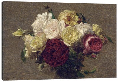 Bouquet of Roses, 1879  Canvas Art Print