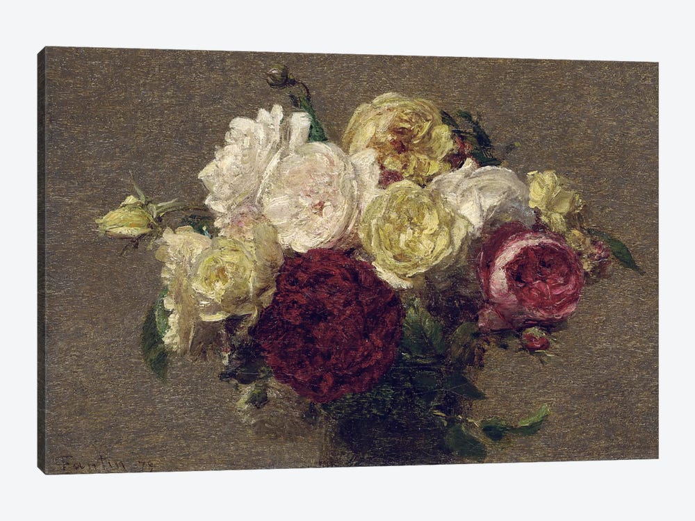 Bouquet of Roses, 1879  1-piece Canvas Art