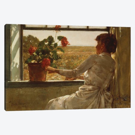Summer Evening, 1886  Canvas Print #BMN5374} by Childe Hassam Canvas Wall Art