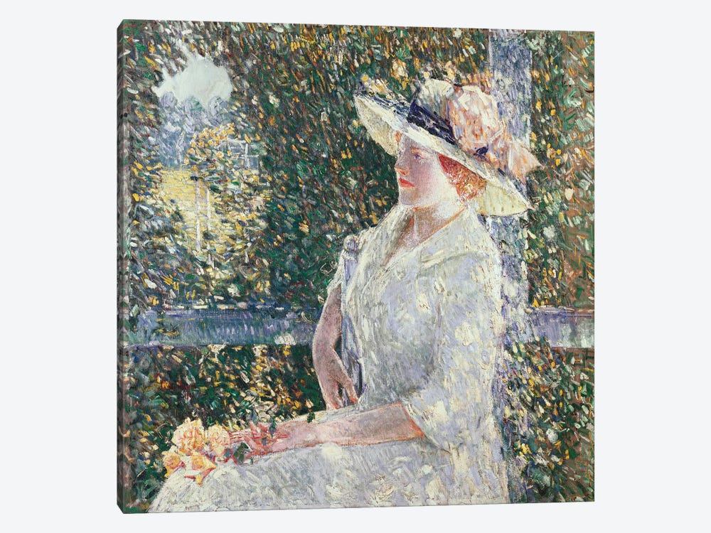 Portrait of Miss Weir, 1909  by Childe Hassam 1-piece Canvas Art Print