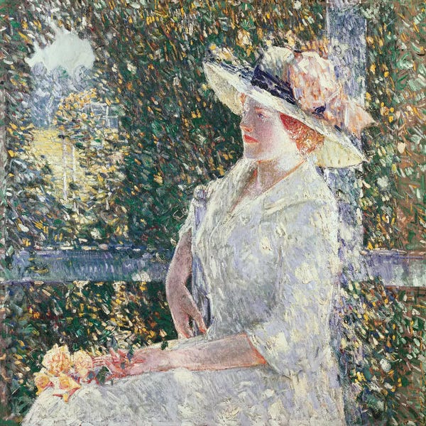 Childe Hassam: Portrait of Miss Weir, 1909  by Childe Hassam