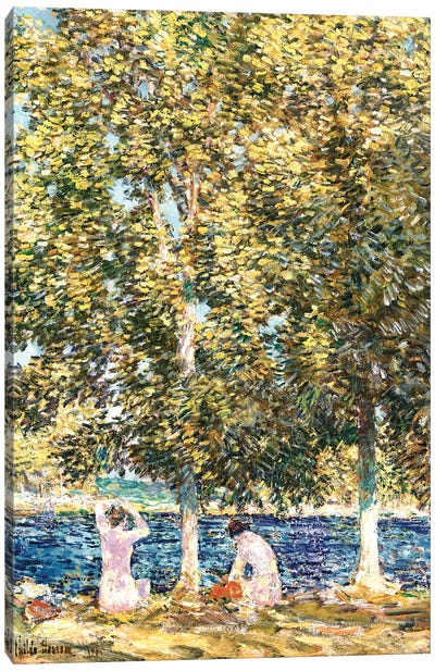 The Bathers, 1905  Canvas Art Print - Childe Hassam
