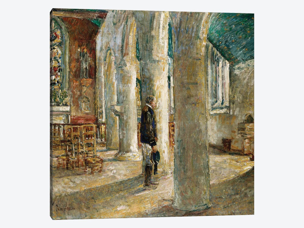 Church Interior, Brittany, 1897  1-piece Canvas Print
