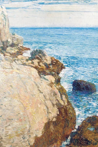 The East Headland, Appledore - Isles of Shoals, 1908  by Childe Hassam framed wall art