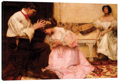 The Two Crowns, 1896  Canvas Art Print