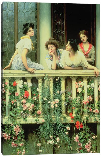 The Balcony, 1911  Canvas Art Print