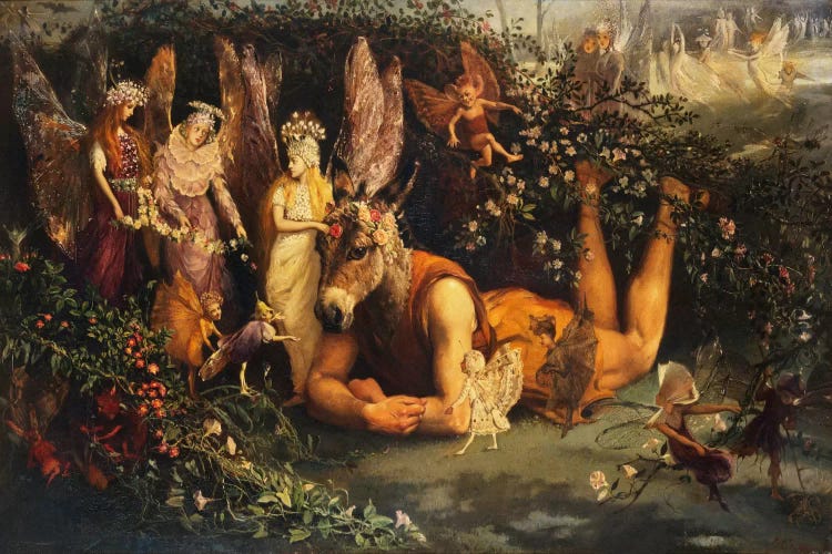 Titania and Bottom, from A Midsummer Night's Dream 