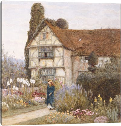 Old Manor House  Canvas Art Print