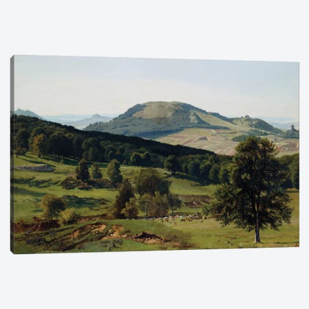 Landscape - Hill and Dale  Canvas Print #BMN5429} by Albert Bierstadt Art Print