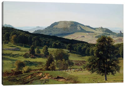 Landscape - Hill and Dale  Canvas Art Print - Albert Bierstadt