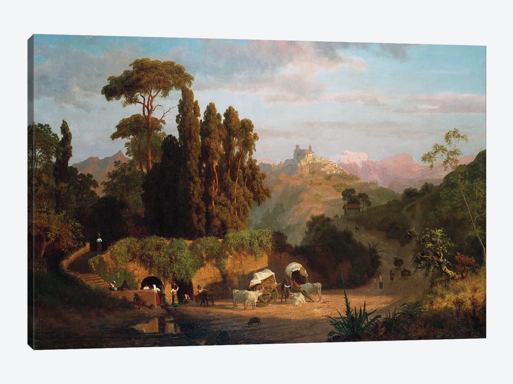 Italian Mountains, 1859  by Albert Bierstadt 1-piece Art Print
