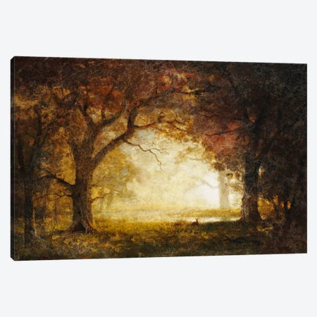 Forest Sunrise  Canvas Print #BMN5436} by Albert Bierstadt Canvas Print