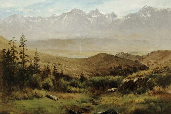 Albert Bierstadt: In the Foothills of the Rockies  by Albert Bierstadt