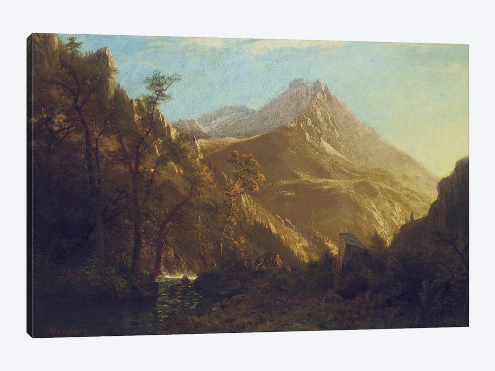 Wasatch Mountains  by Albert Bierstadt 1-piece Art Print