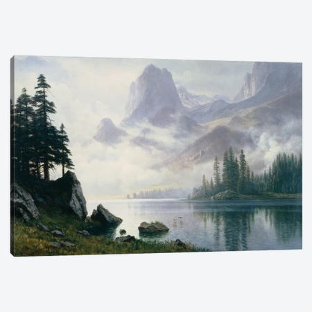 Mountain out of the Mist  Canvas Print #BMN5451} by Albert Bierstadt Canvas Art