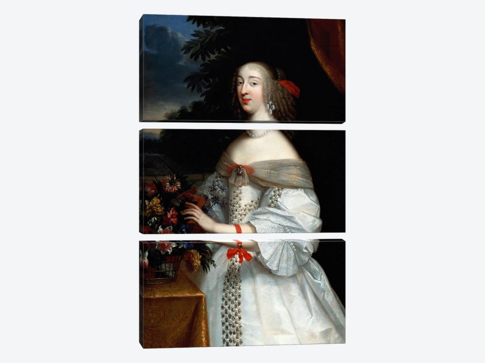 Portrait of Anne Marie Louise, Duchesse d'Orleans  3-piece Art Print