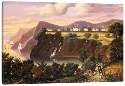 View from West Point  Canvas Art Print