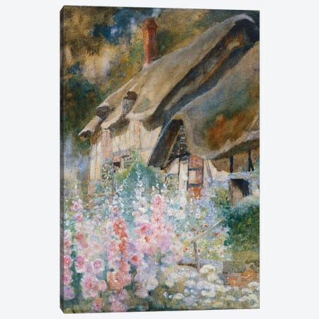 Anne Hathaway's Cottage  Canvas Print #BMN5487} by David Woodlock Canvas Wall Art