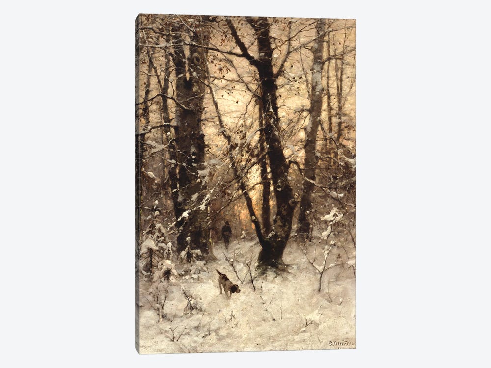 Winter Twilight, 1891  1-piece Canvas Art Print