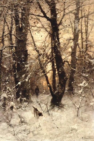 Snowscapes: Winter Twilight, 1891  by Ludwig Munthe