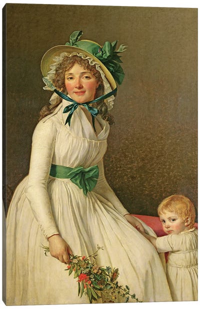 Madame Pierre Seriziat  Canvas Art Print