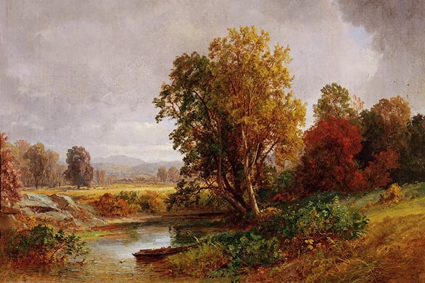Romanticism: Autumn Landscape, 1882  by Jasper Francis Cropsey