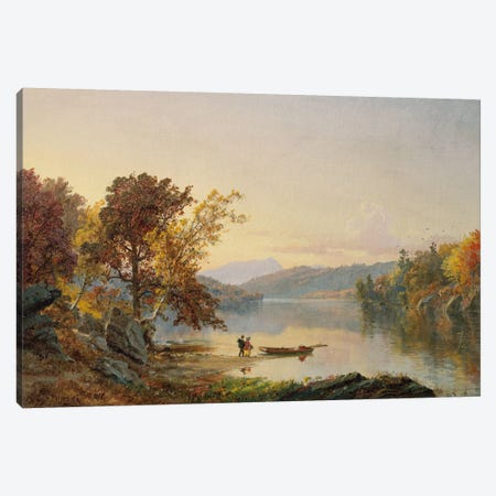 Lake George, 1871  Canvas Print #BMN5499} by Jasper Francis Cropsey Canvas Artwork