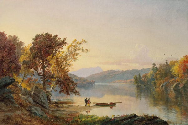 Lake Sunrises & Sunsets: Lake George, 1871  by Jasper Francis Cropsey