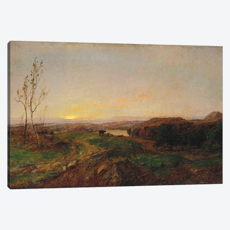 Early Evening Landscape  Canvas Print #BMN5500} by Jasper Francis Cropsey Canvas Art