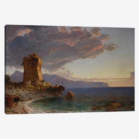 The Isle of Capri, 1893  Canvas Print #BMN5505} by Jasper Francis Cropsey Canvas Print