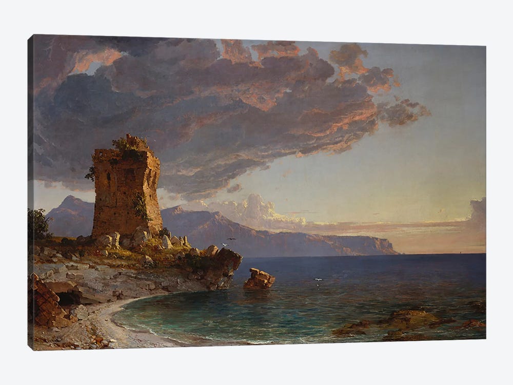 The Isle of Capri, 1893  by Jasper Francis Cropsey 1-piece Canvas Wall Art