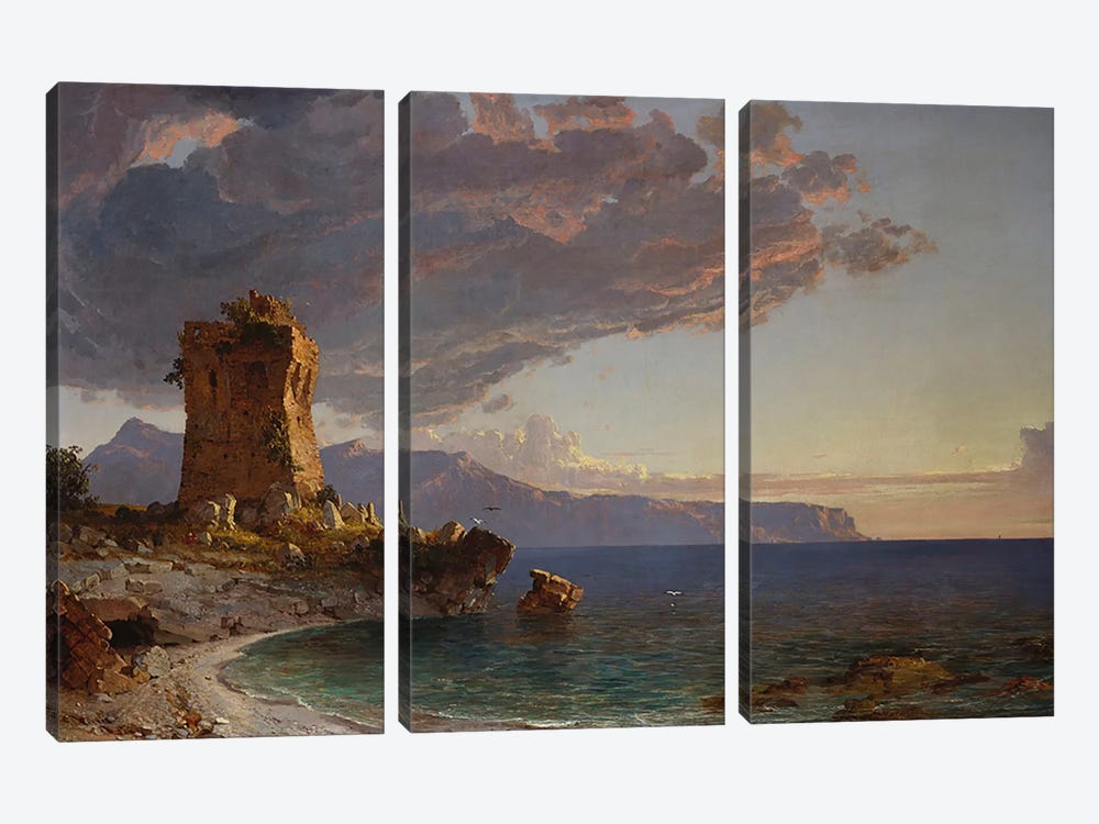 The Isle of Capri, 1893  by Jasper Francis Cropsey 3-piece Canvas Art
