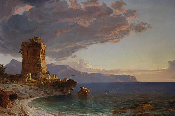 Campania: The Isle of Capri, 1893  by Jasper Francis Cropsey
